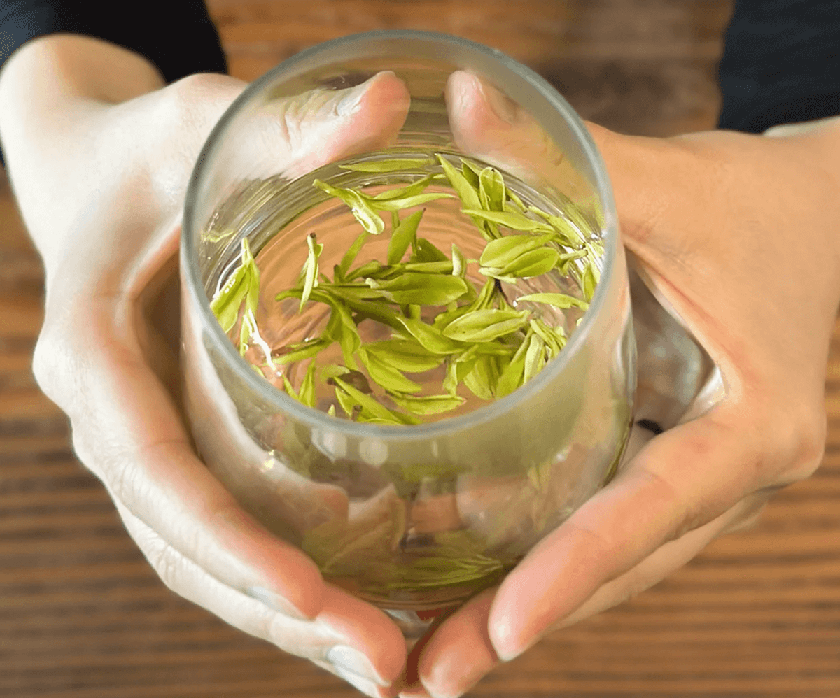 A Sylvan Tea, Like Bamboo in the Mist Whispering Woodland -  Anji’s pan‑fired green white tea SIP WHISPERING WOODLAND