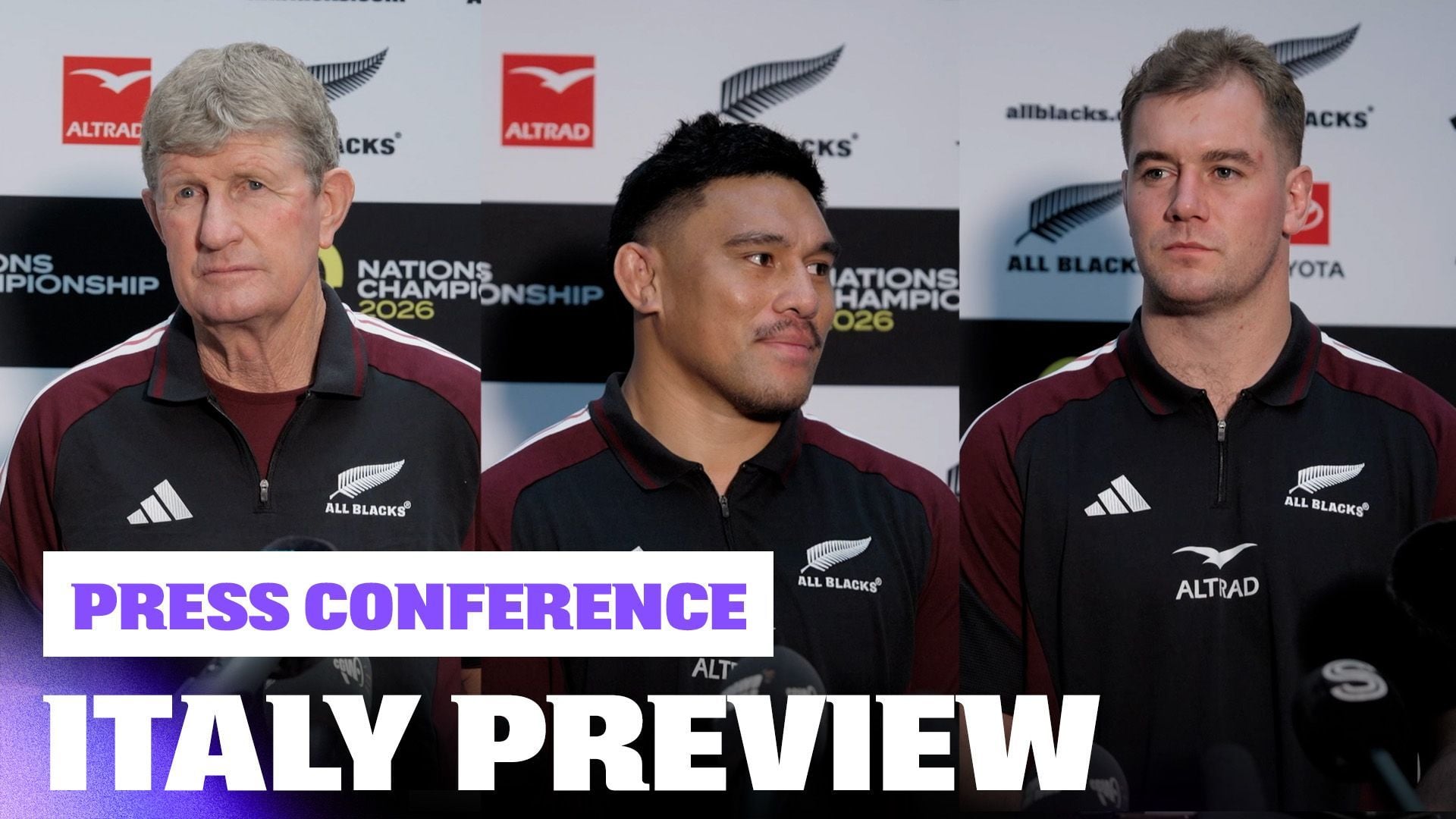 Press Conference. Italy Preview