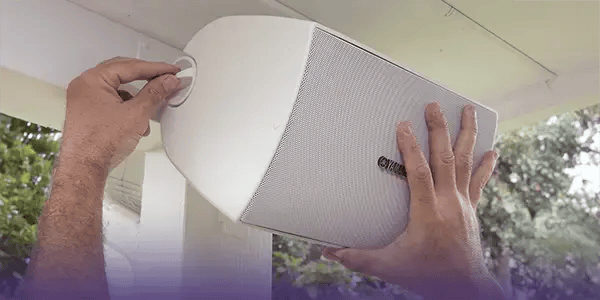 Mounting an Outdoor Speaker