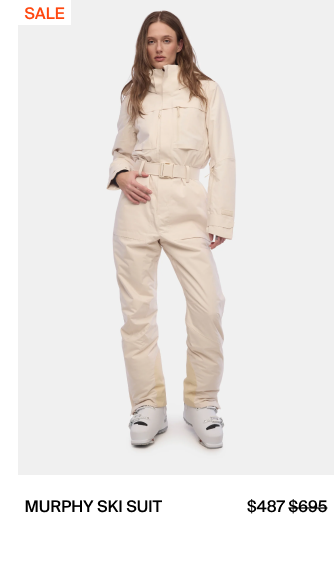 Shop Murphy Ski Suit in Oat Milk