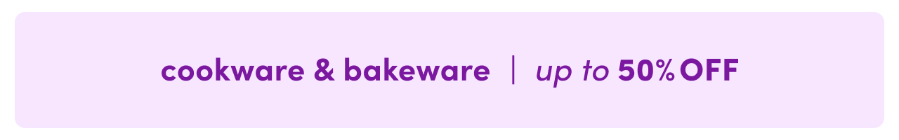 cookware & bakeware sale