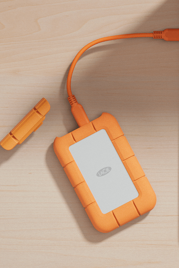 Product shot of the LaCie Rugged Mini
