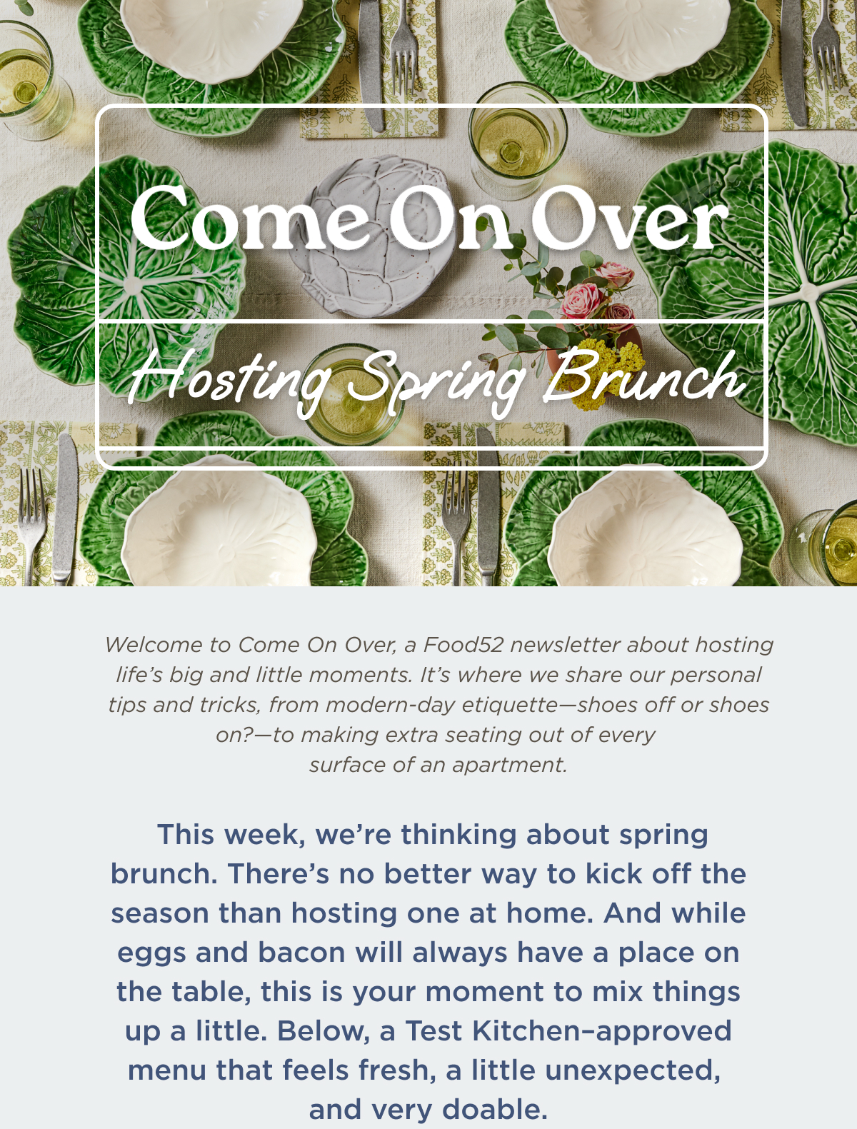 COME ON OVER