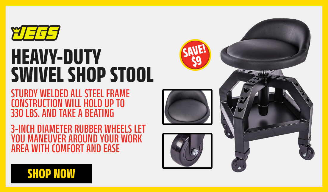 Heavy-Duty Swivel Shop Stool