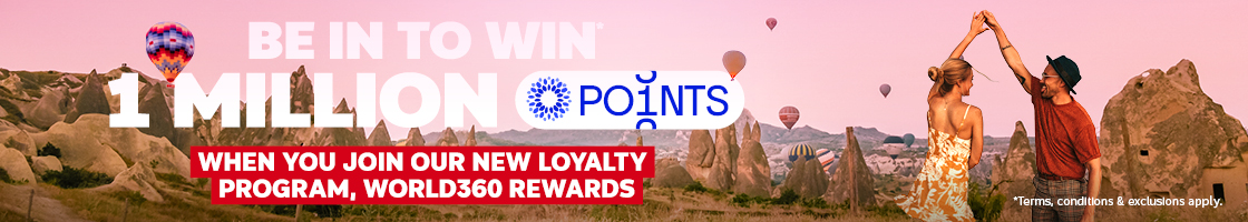 BE IN TO WIN 1 MILLION POINTS*