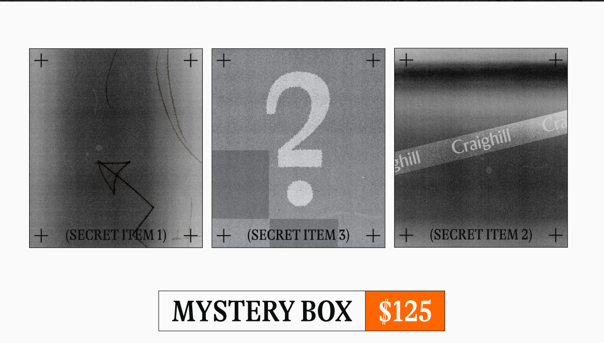 Secret item 1 Secret item 3 Secret item 2 bigger Mystery $125