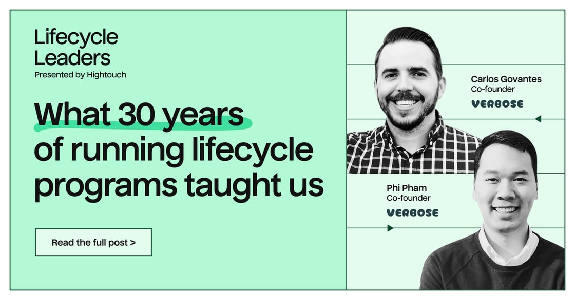 What 30 years of running lifecycle programs taught us.