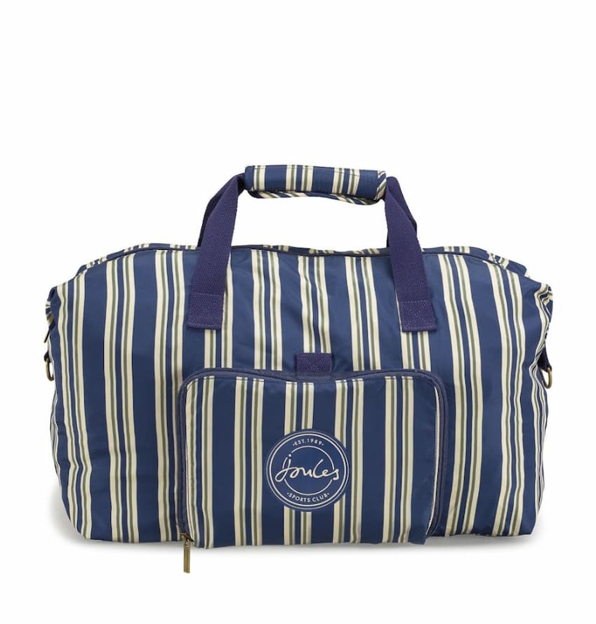 Joules Packaway Stripe Duffle