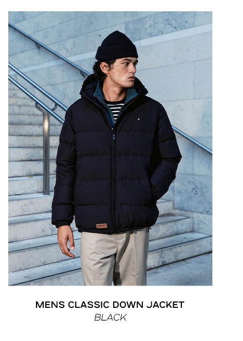 WOMENS CLASSIC DOWN JACKET BLACK