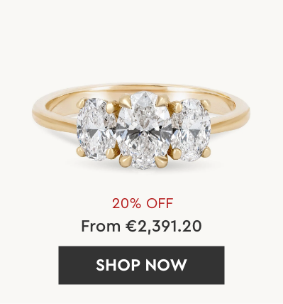Guiding Light Trilogy Oval Diamond Engagement Ring