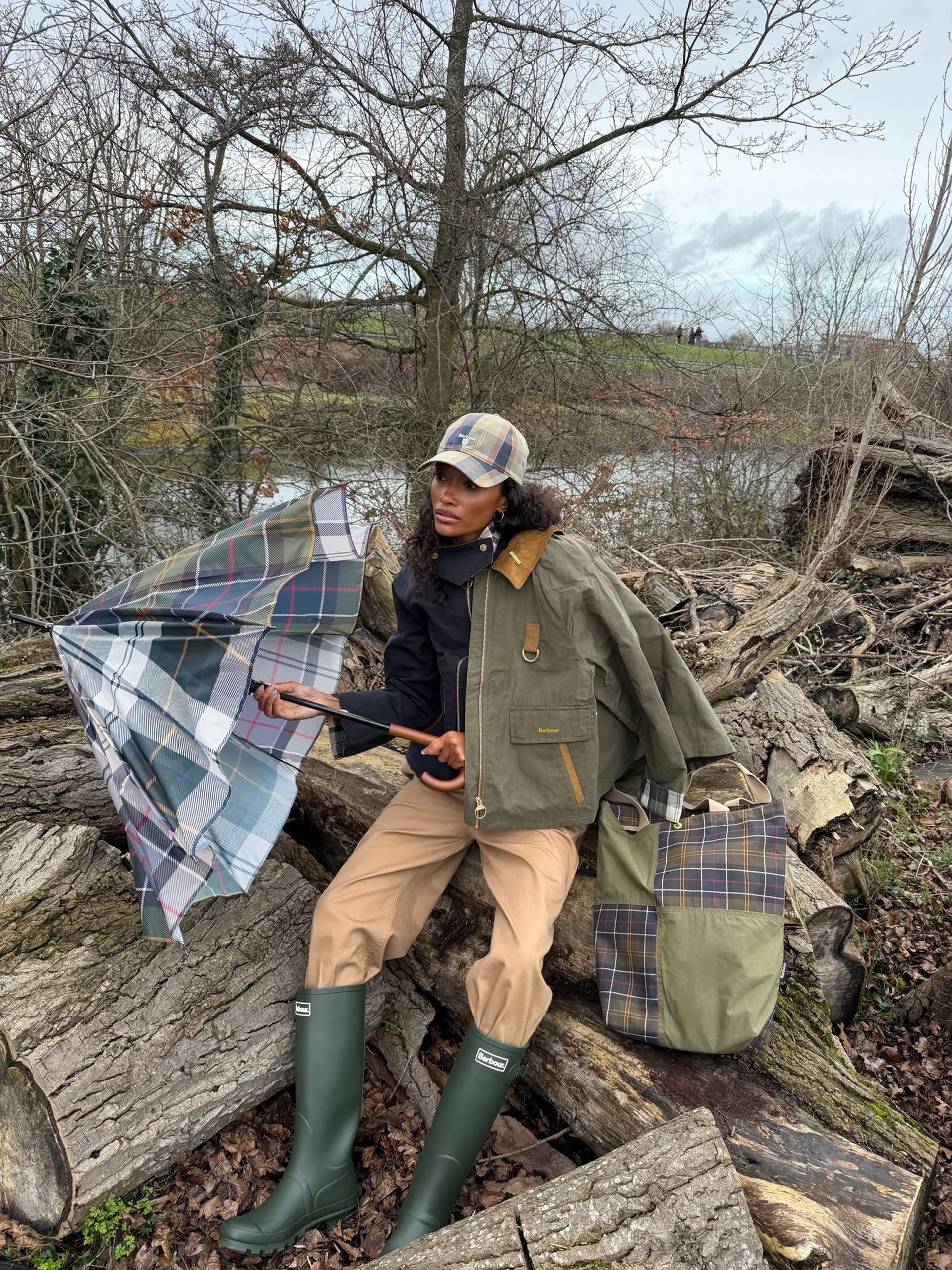 Spotted in Barbour