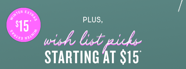 Wishlist Picks