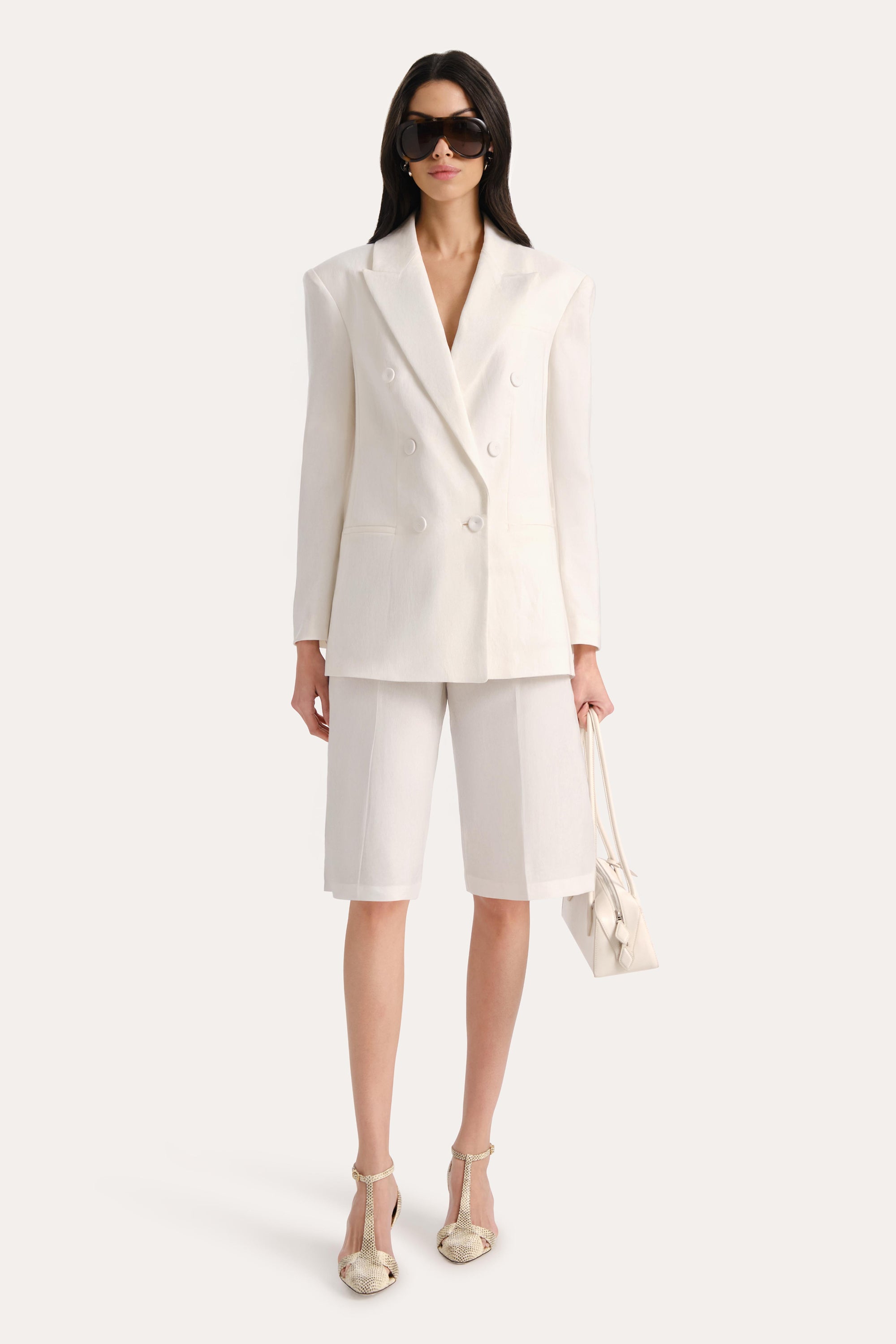 Image of Stella Oversized Linen Blazer