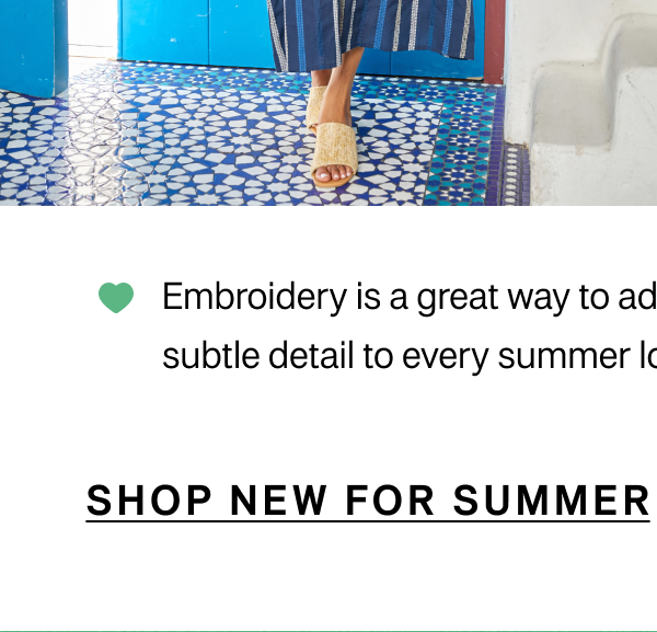 Shop New for Summer