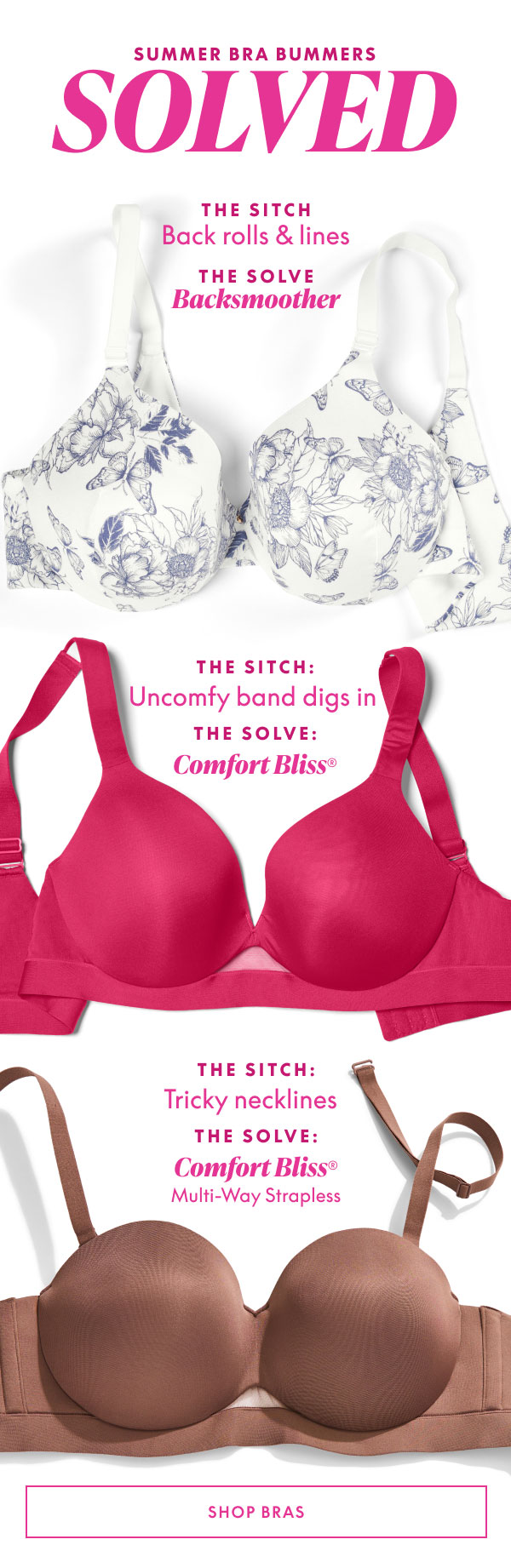 Bras Starting at $19.99