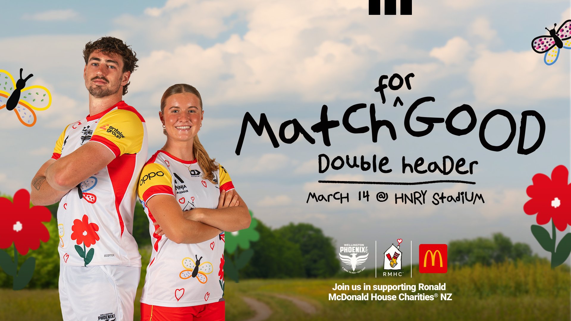 Match for Good | Double header | Mar 14 at Hnry Stadium