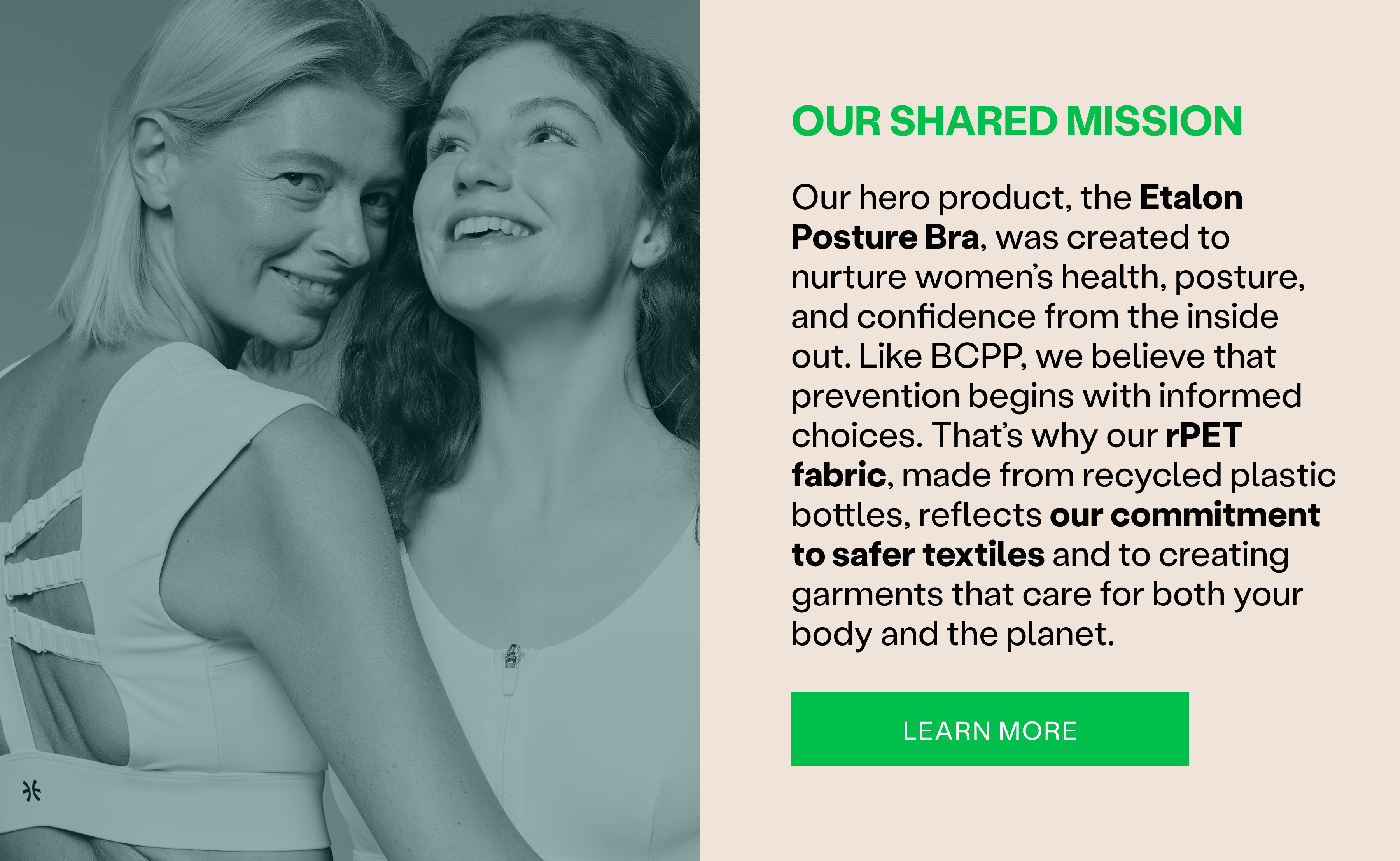 Learn More About The Etalon Posture Bra