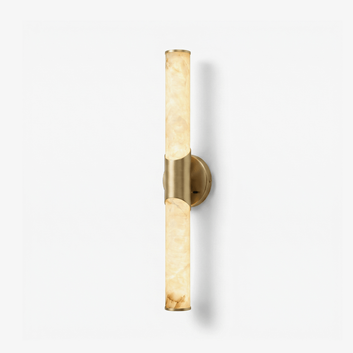 Image of Calcedonia Alabaster Tube Wall Sconce