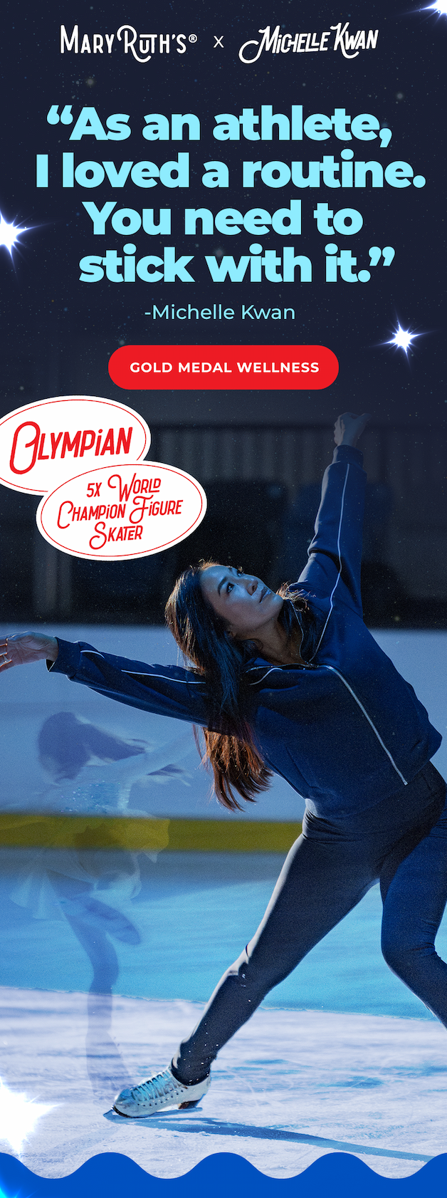 “As an athlete, I loved a routine. You need to stick with it.” 