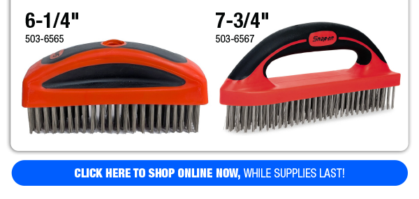 Snap-On Wire Brush - Free Shipping To Store!
