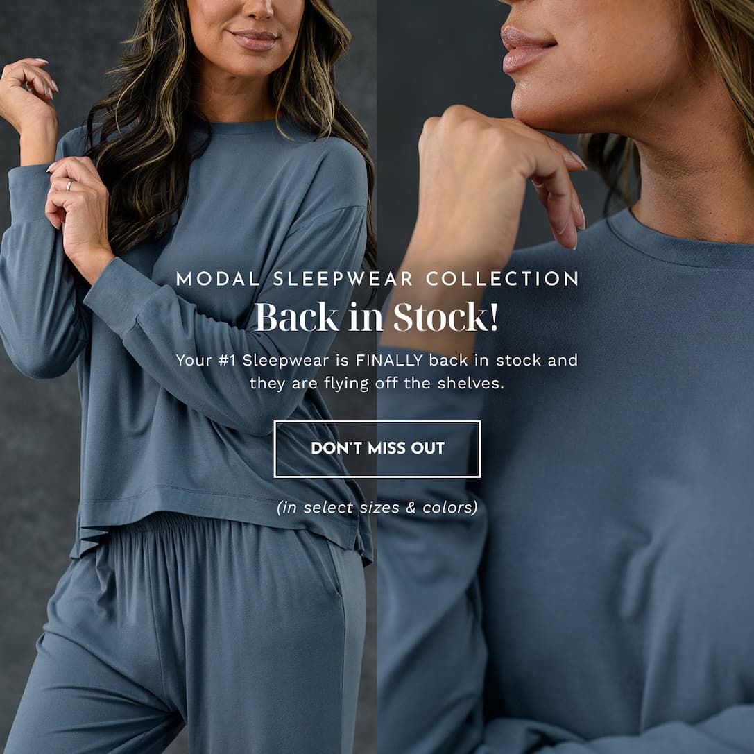 BAACK IN STOCK | Modal Sleepwear Collection