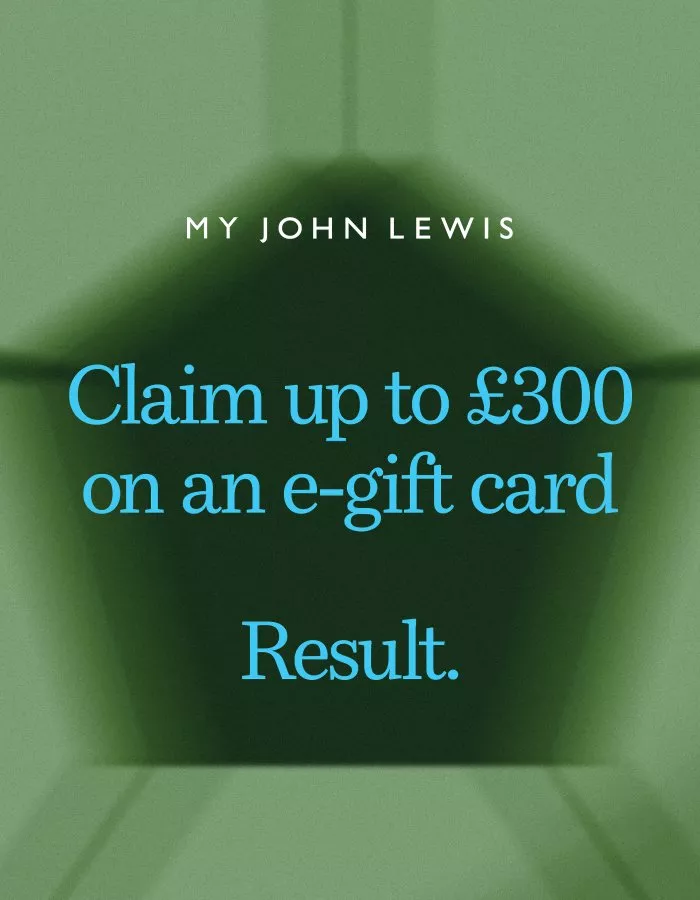 Claim up to £300 on an e-gift card. Result.
