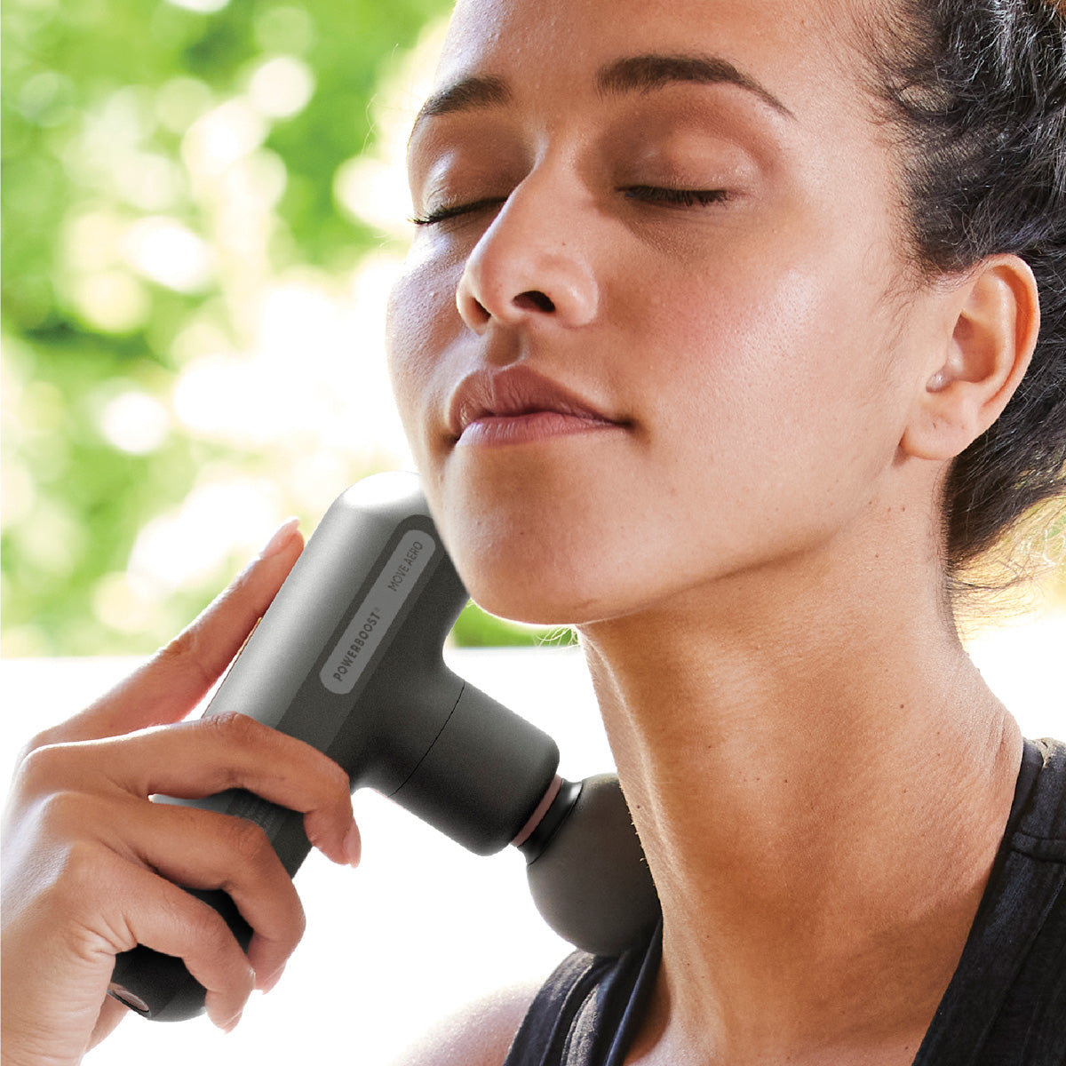 Image of Powerboost Move Portable Percussion Massager Aero by Sharper Image