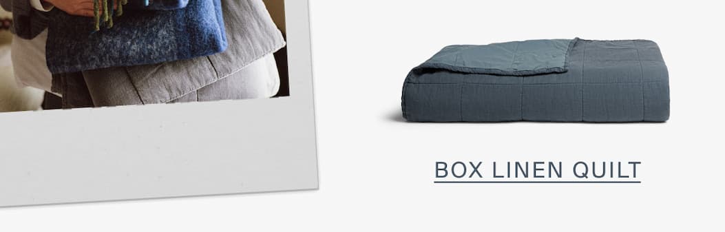 Box linen quilt