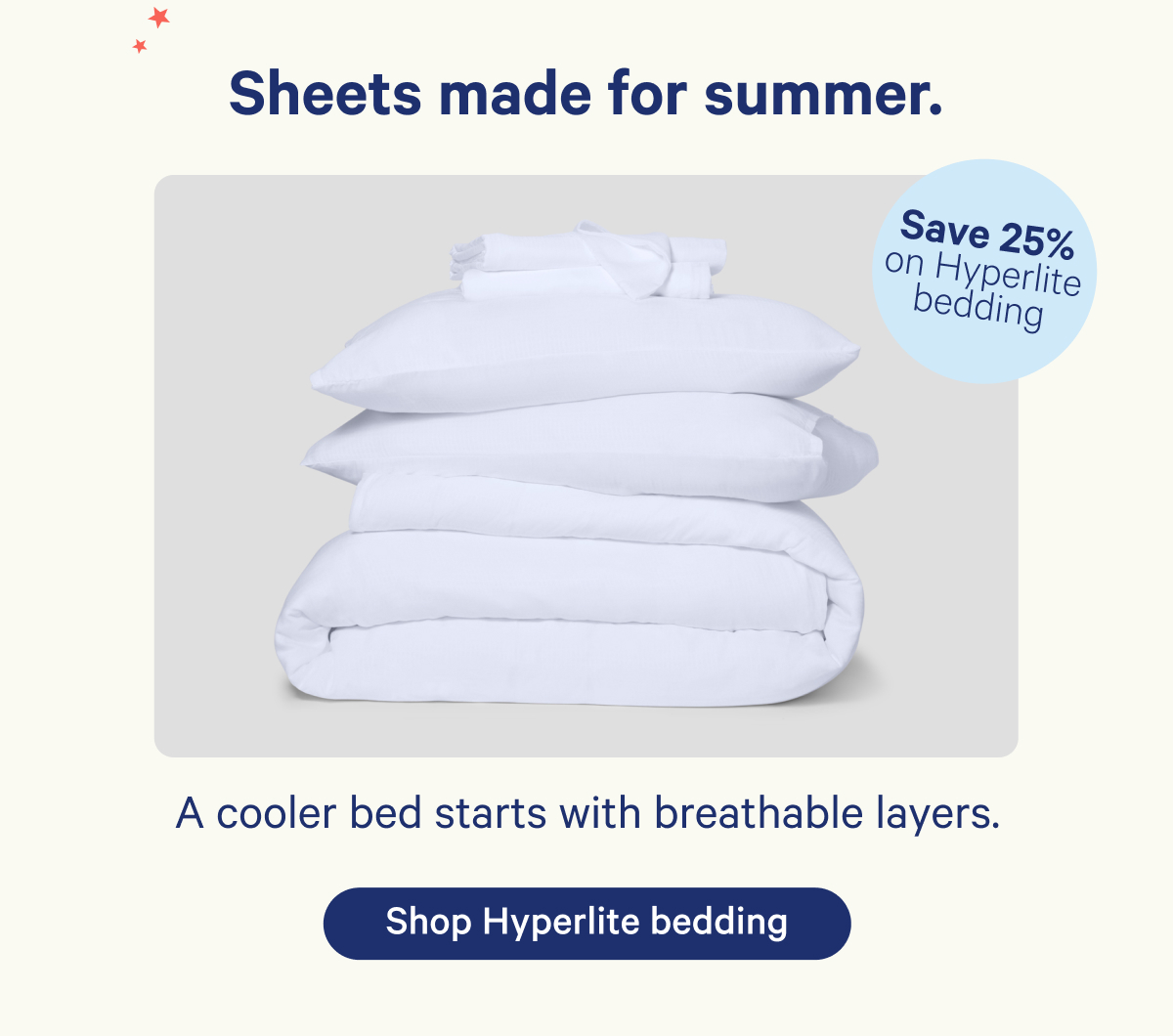 shop hyperlite bedding