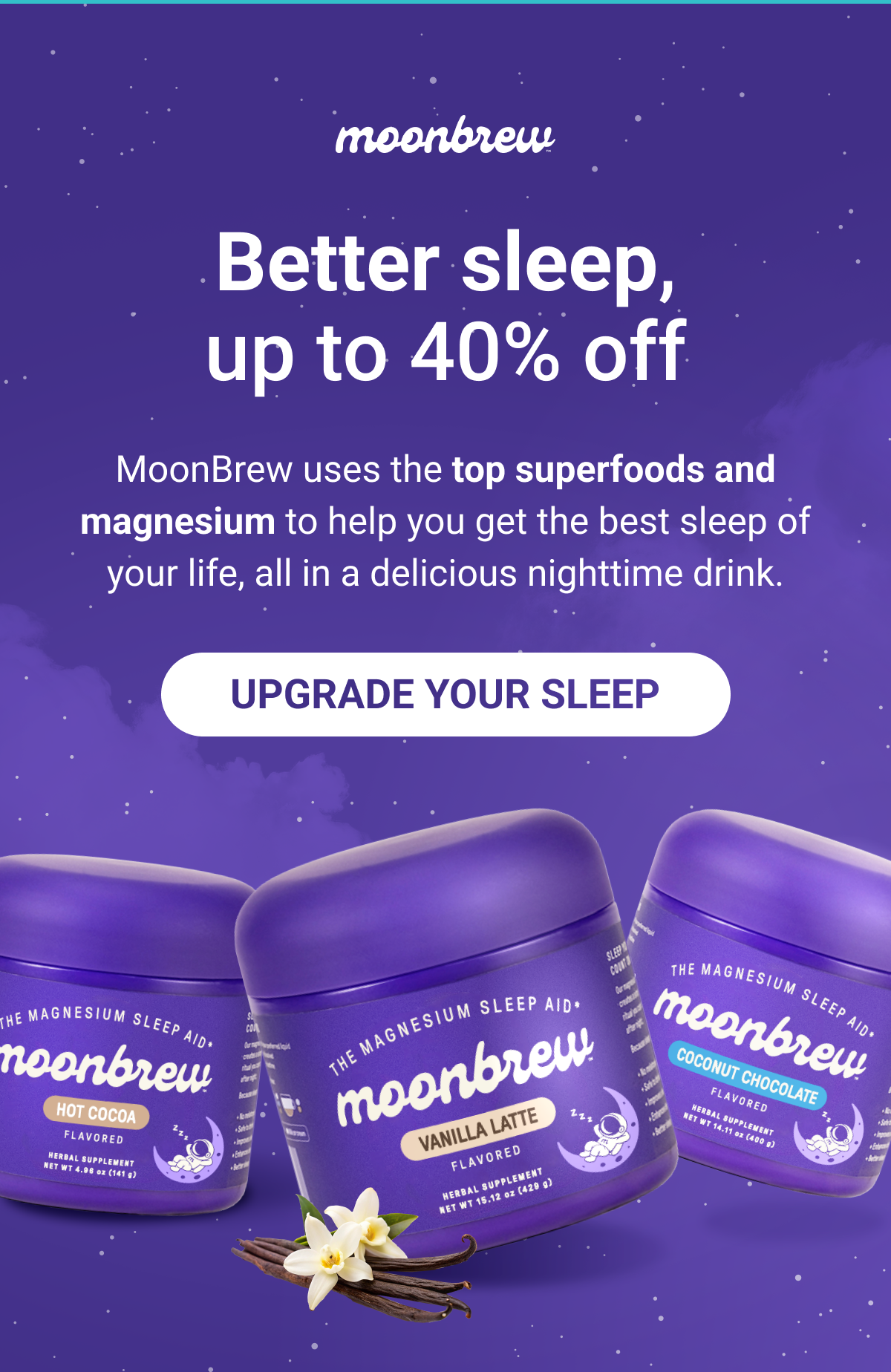 Better sleep, up to 40% off - Upgrade your sleep
