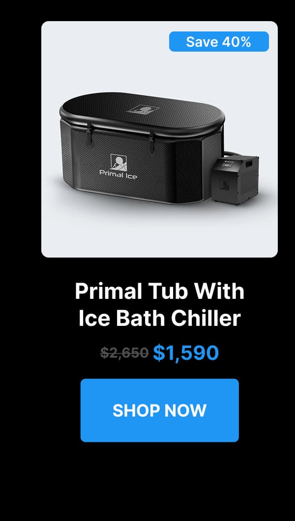 Primal Tub With Ice Bath Chiller
