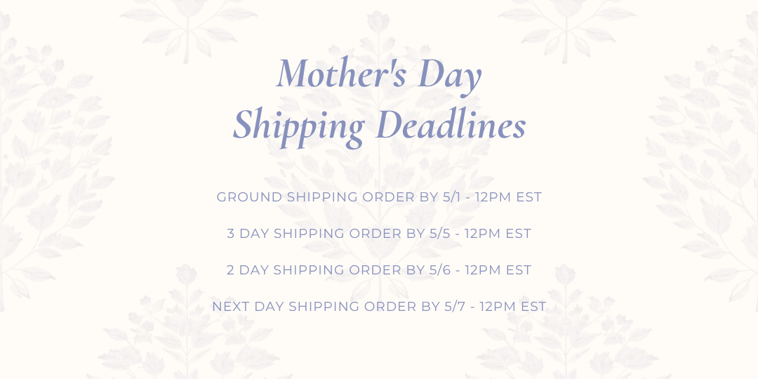 shipping deadlines