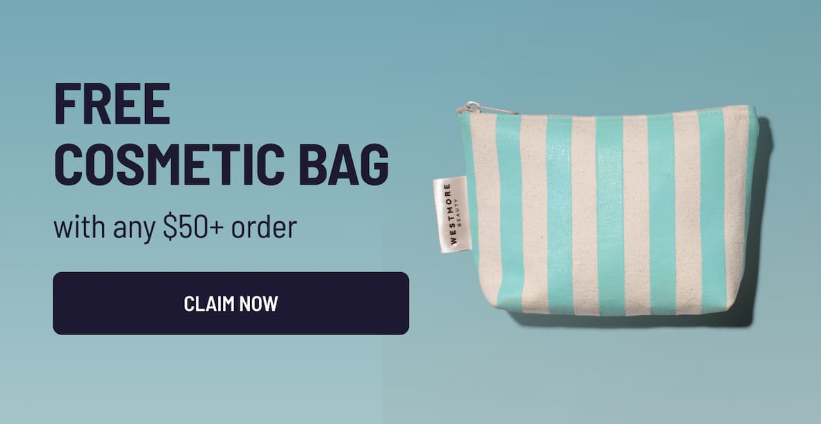 FREE COSMETIC BAG - With any $50 + order I CLAIM NOW