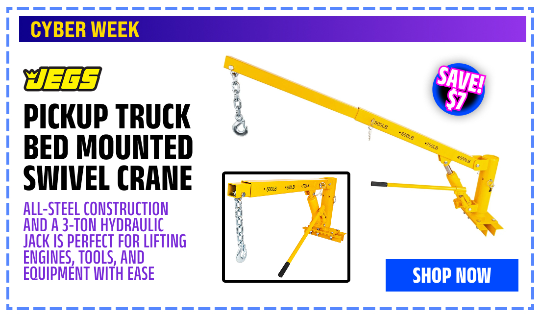 Pickup Truck Bed Mounted Swivel Crane