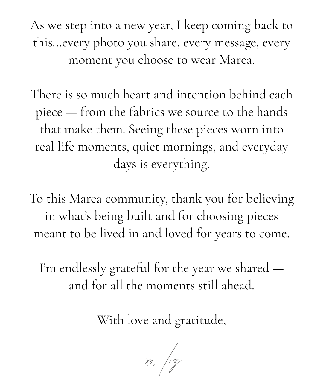 A year of gratitude