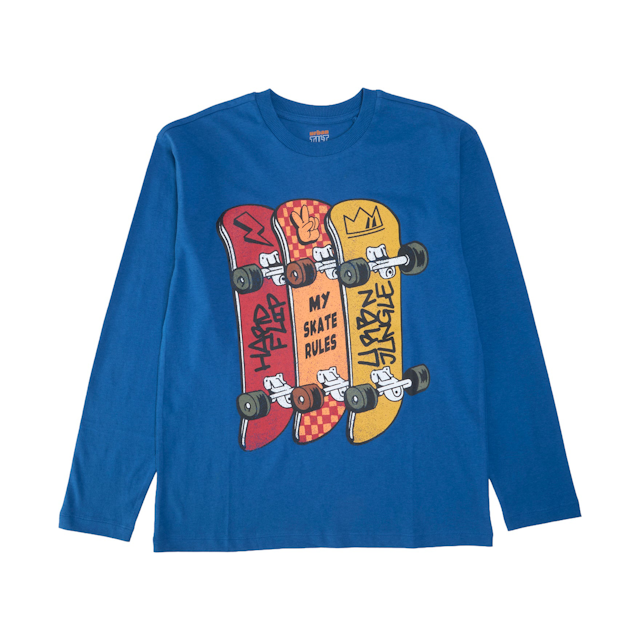 Kids' Printed Long Sleeve Tee