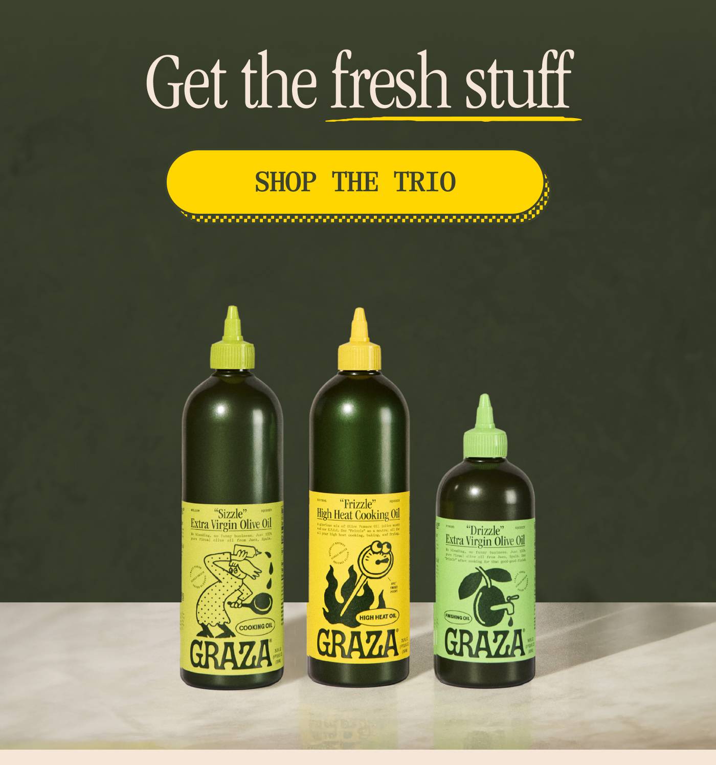 Get the fresh stuff: Shop the Trio