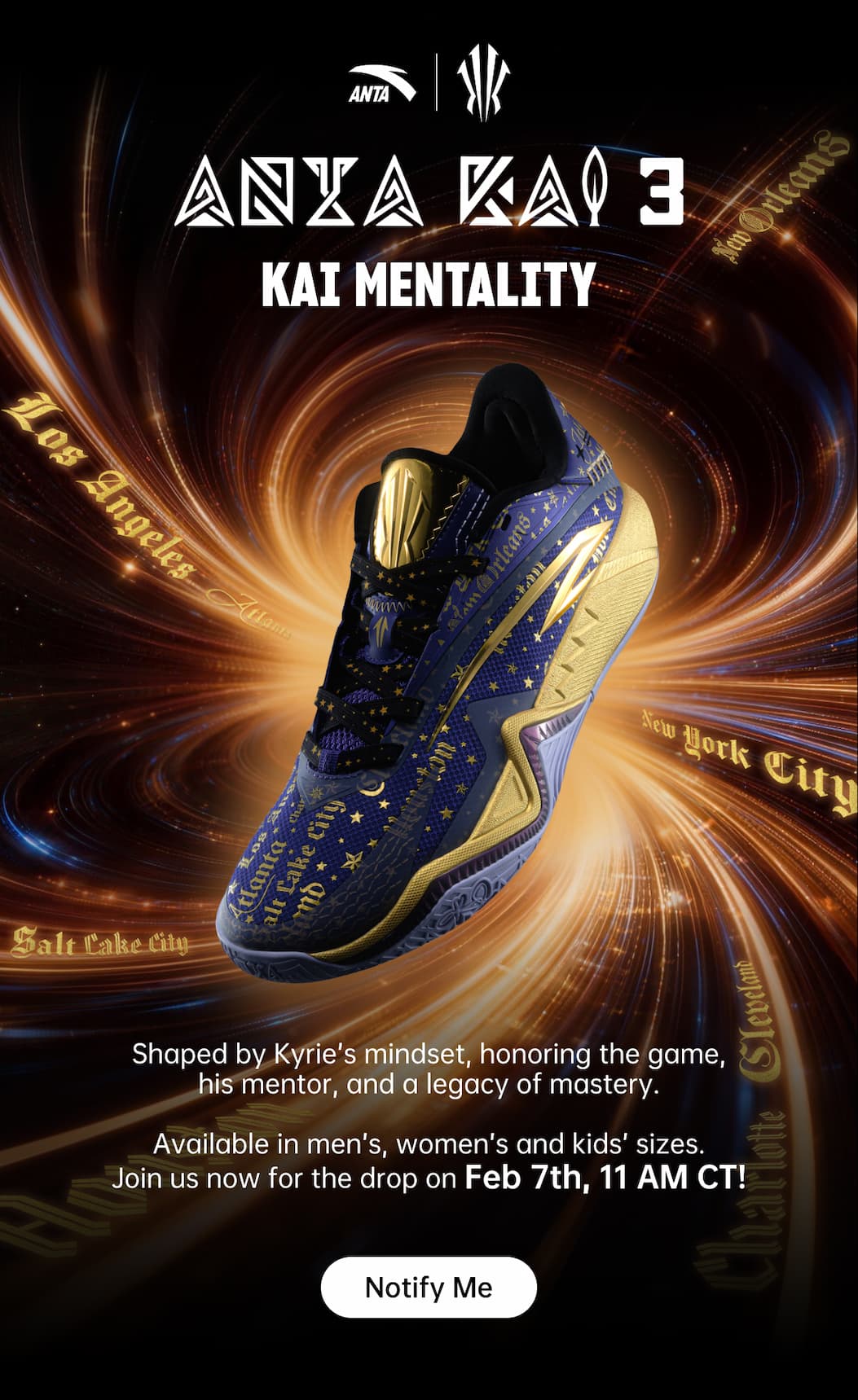Shaped by Kyrie's mindset, honoring the game, his mentor, and a legacy of mastery.