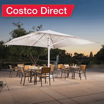 SunVilla 16.4' x 16.4' Telescopic Commercial Umbrella
