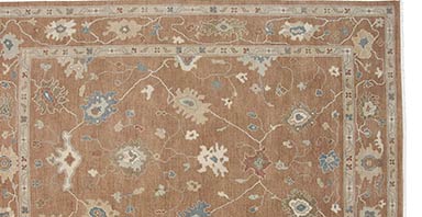 Caroline hand knotted rug