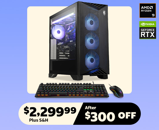 MSI Aegis Gaming Desktop $300 OFF