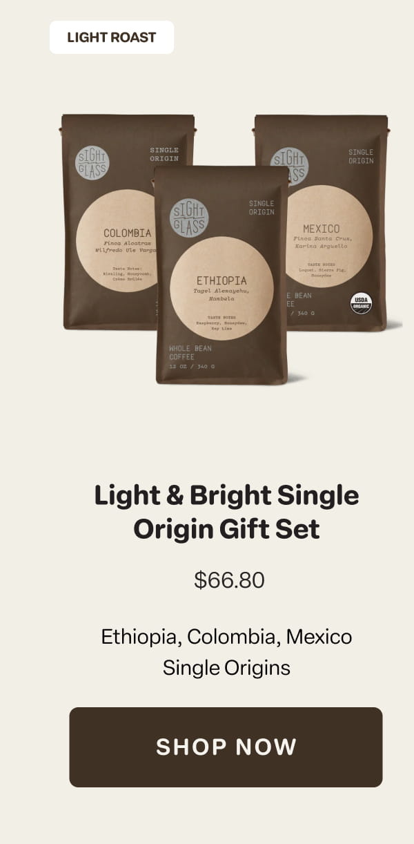 Light & Bright Single Origin Gift Set