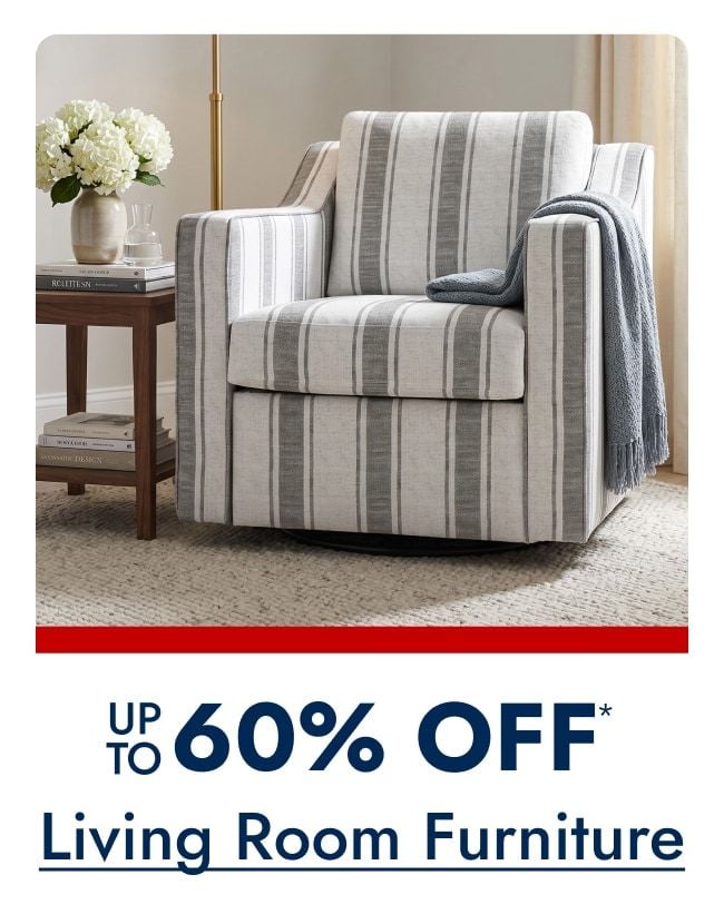 Living Room Furniture Up to 60% off