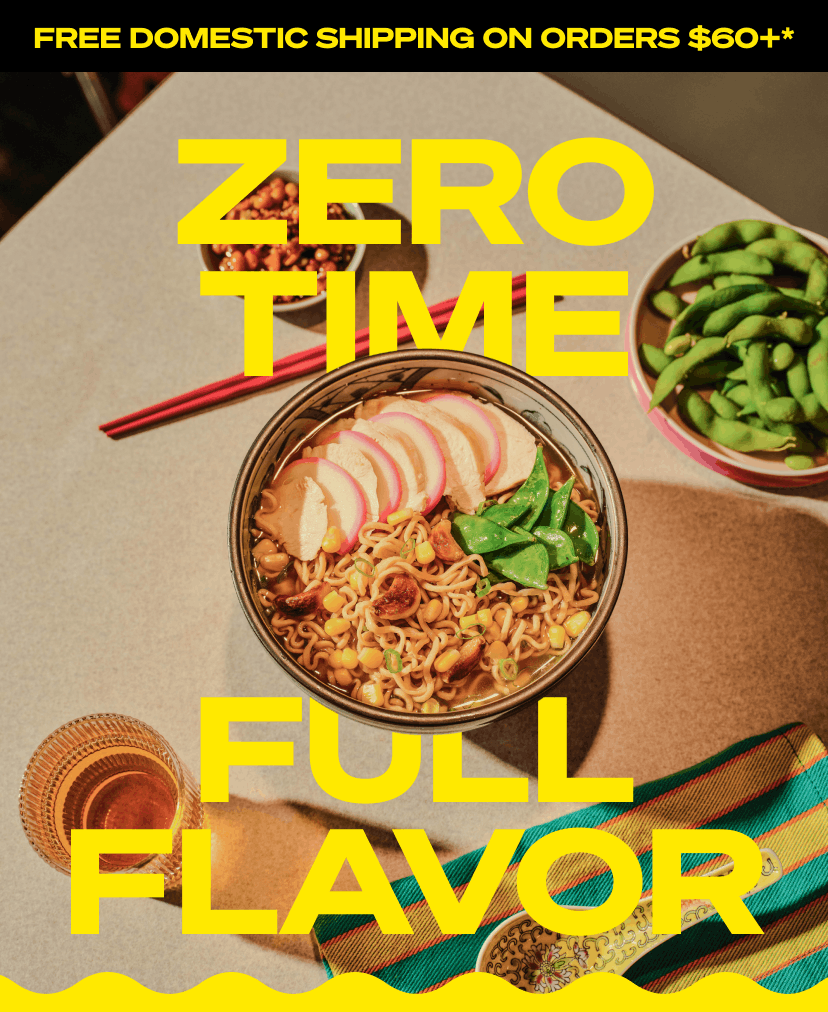 Zero time, full flavor