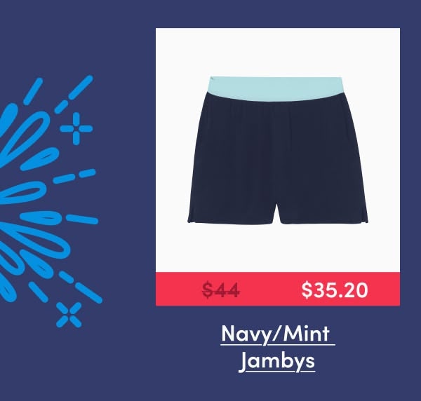 Navy/Mint Jambys