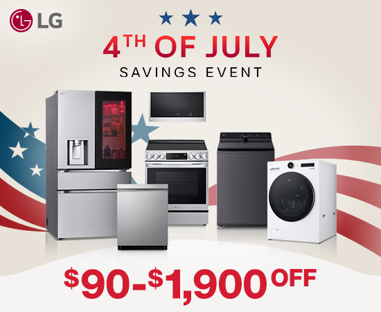 4th of July lg appliance savings