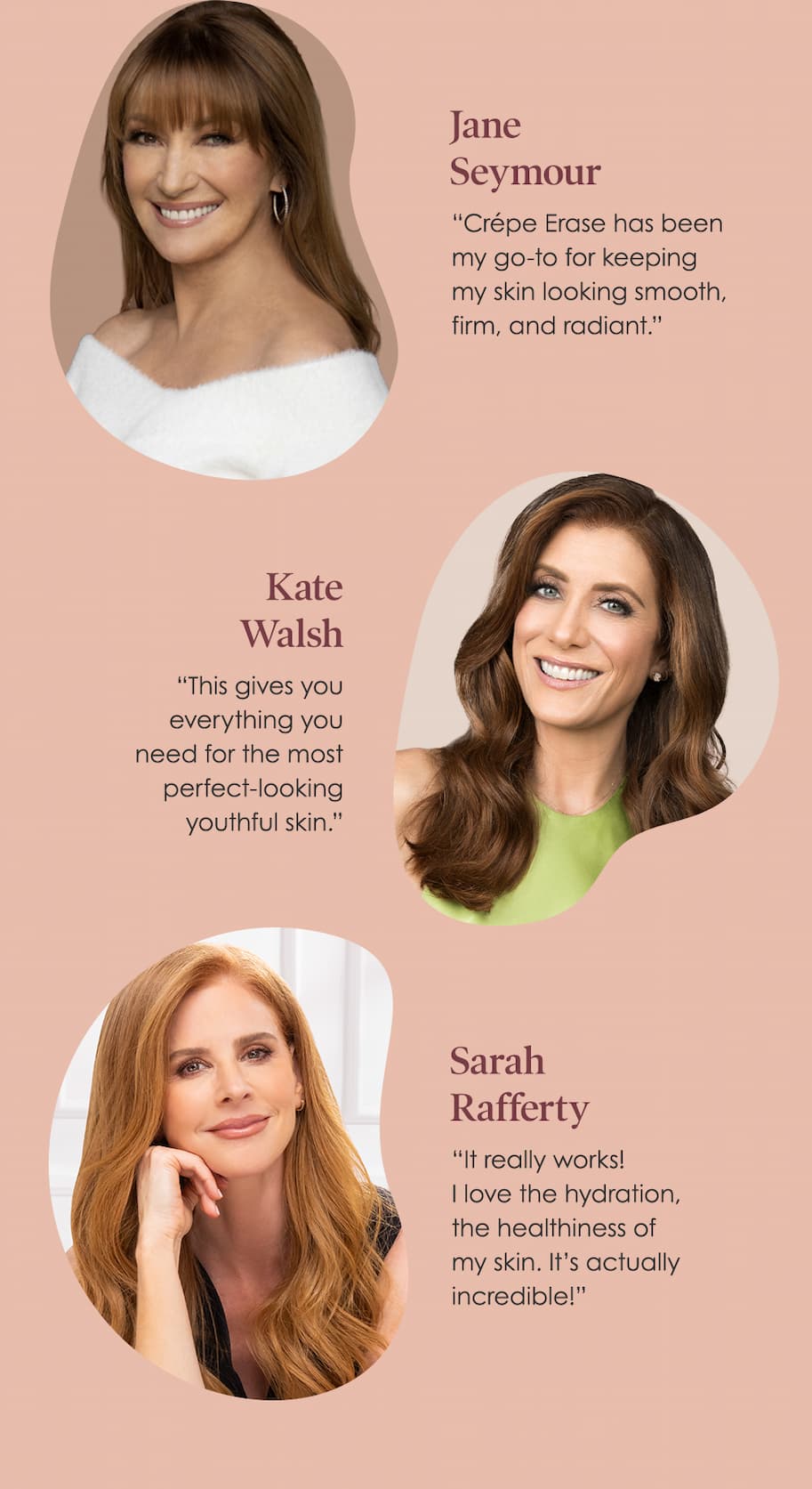 Jane Seymour, Kate Walsh, Sarah Rafferty 