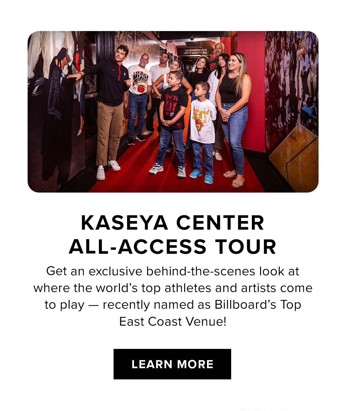 Kaseya Center Tours | Learn More