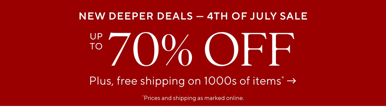 4th of July Sale