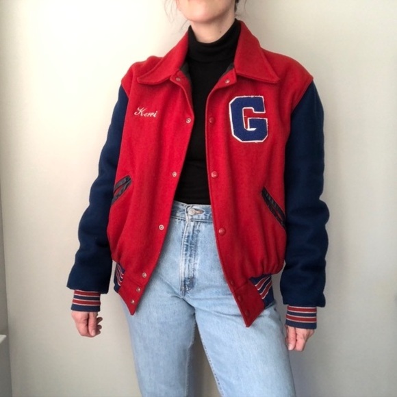 Vintage Varsity Letterman Jackets
